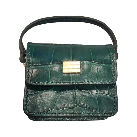 FRAME Emerald Croc AirPods Case - Picture 2 of 11